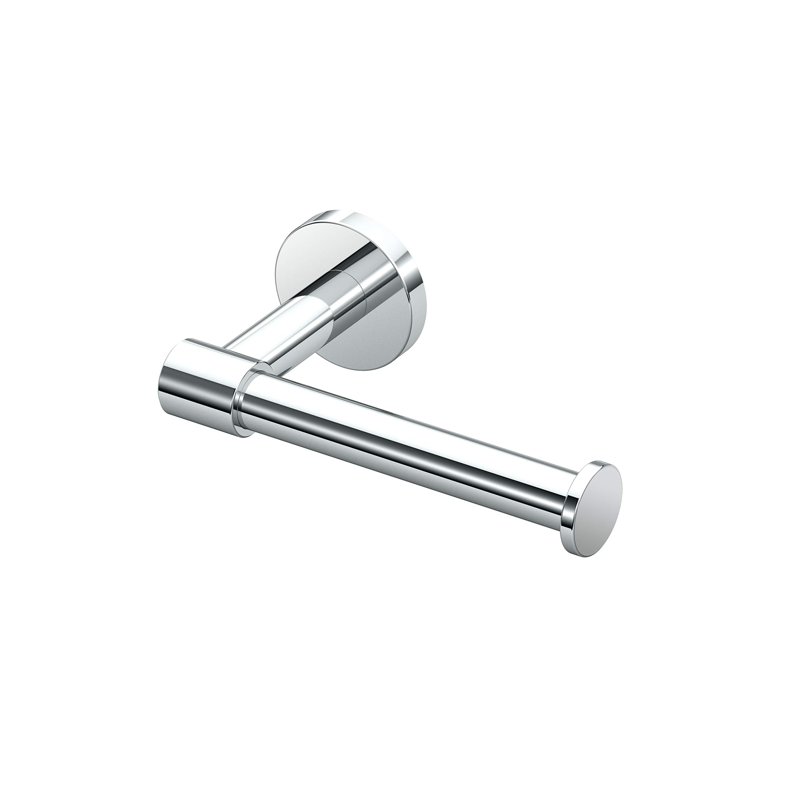 Gatco 4663 Reveal Euro Toilet Paper Holder - Chrome Wall Mounted 7.13