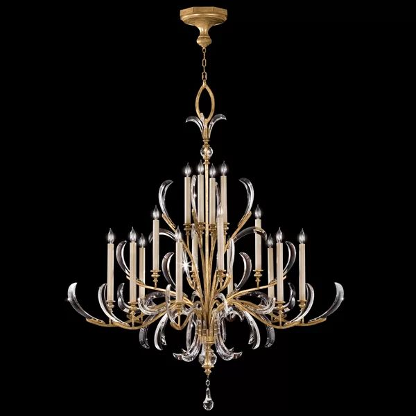 Alice Candle Arcs 2 Tier Chandelier - 57