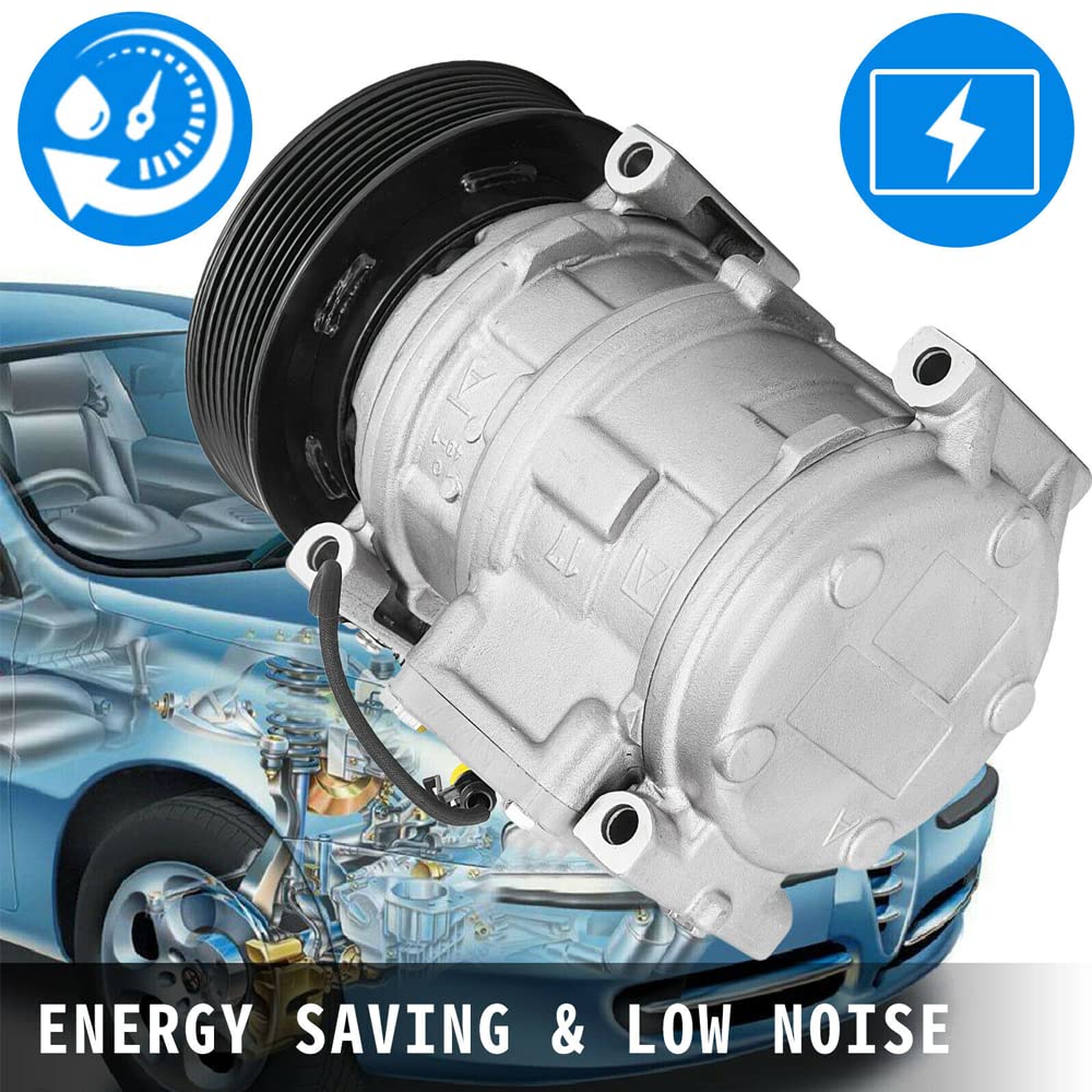 John Deere AC Compressor & Clutch Kit - Fits Models CO 22030C, RE46609, RE69716 | Replacement Part for Tractor & Heavy Equipment Cooling Systems