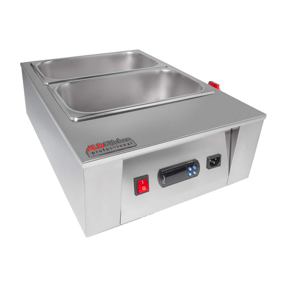 ALDKitchen 18 Lbs (8 Kg) Digital Chocolate Melting Pot with Precise Temperature Control - 110V Dual Tank Chocolate Melter for Candy Making, Cake Decorating & Fondue (Perfect for Bakeries, Home Kitchens & Commercial Use)