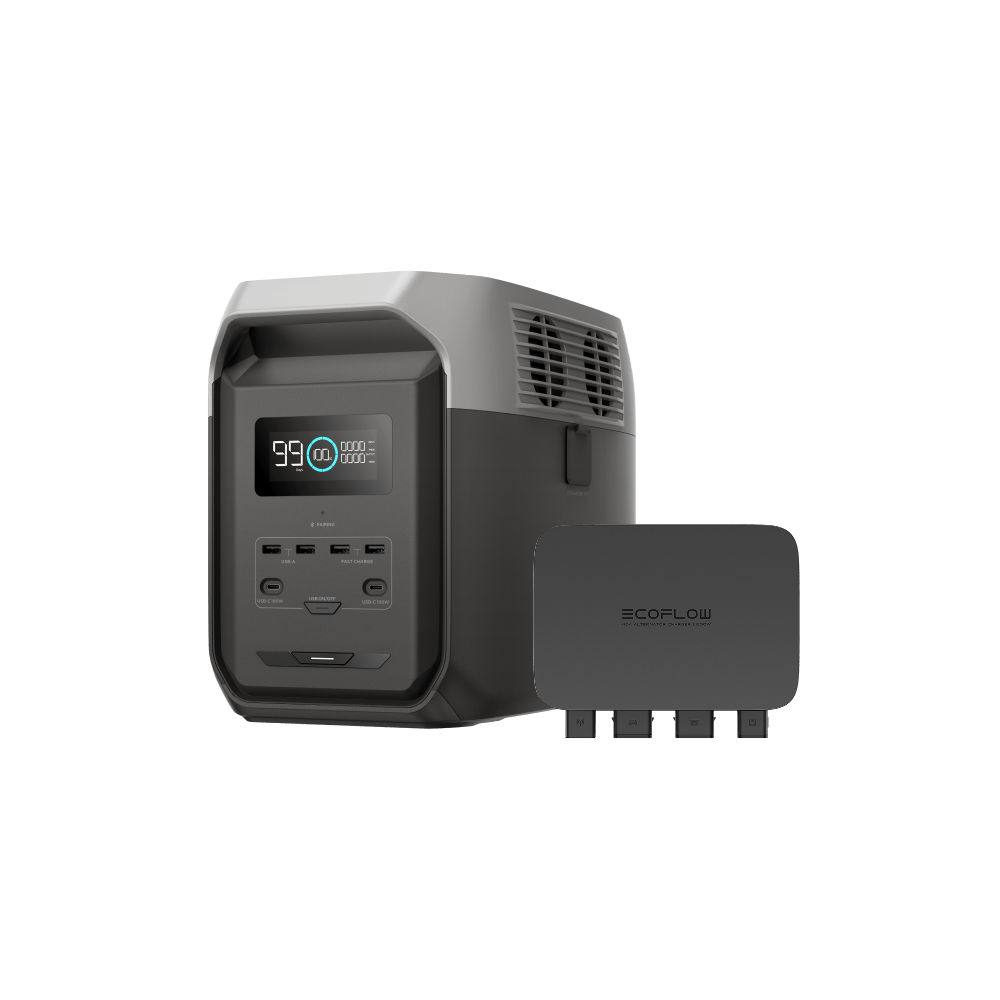 EcoFlow 500W Alternator Charger for RV, Boat & Off-Grid Power - Fast Car Battery Charging Solution for Camping & Emergency Preparedness