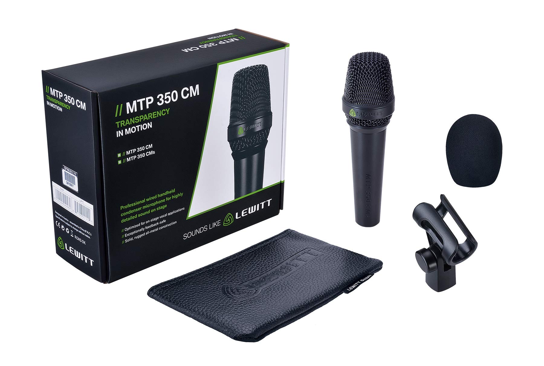 Professional MTP 350 CM Handheld Condenser Microphone with On/Off Switch - Ideal for Podcasting, Live Streaming & Vocal Performances