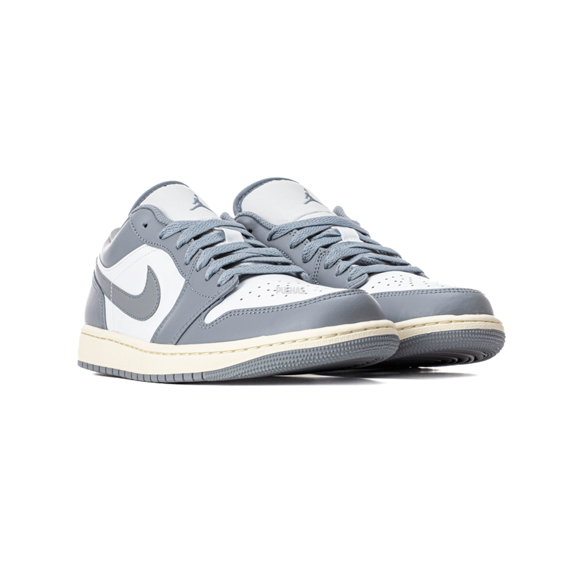 Air Jordan 1 Low 'Vintage Stealth Grey' Sneakers (2022) - Men's Retro Basketball Shoes for Casual Wear & Street Style Fashion