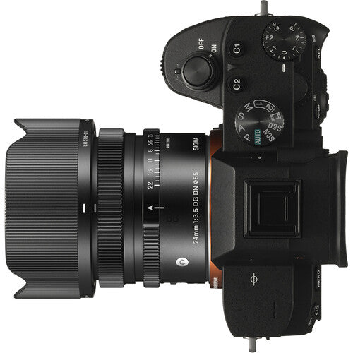 Sigma 24mm f/3.5 DG DN Contemporary Lens for Sony E Mount & Leica L - Ultra Wide Prime Lens for Landscape, Architecture & Low Light Photography