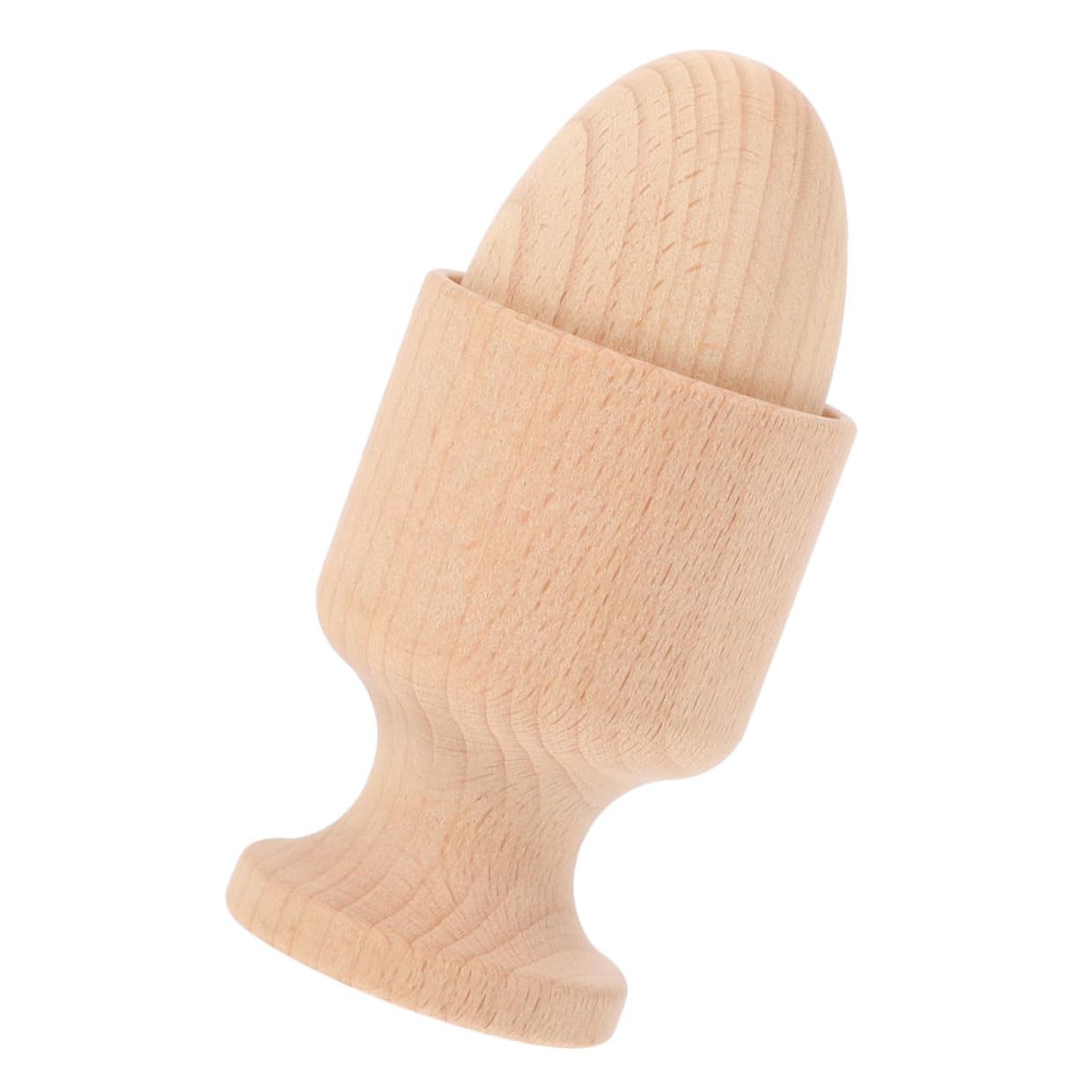 Wooden Egg Cup Set - Montessori Learning Toy for Toddlers & Preschoolers - Safe Wooden Egg Toy for Kids - Educational Baby Sports & Stacking Game - Perfect for Daycare, Home Play & Early Childhood Development