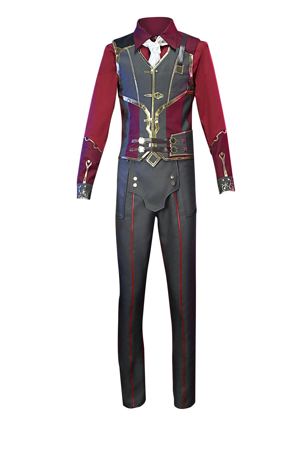 Wolyzz Arcane Powder Ekko Cosplay Costume Set - Anime Inspired Outfit with Shirt & Pants for Men | Perfect for Halloween, Comic Con, Cosplay Events & Themed Parties