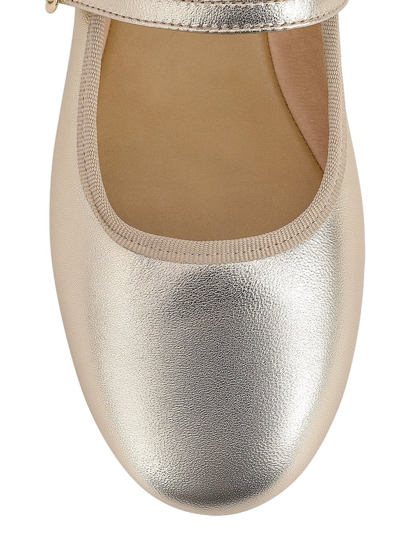 Bailey Flats Gold Leather Women's Shoes - Comfortable & Stylish Casual Flats for Everyday Wear | Perfect for Office, Walking, and Travel