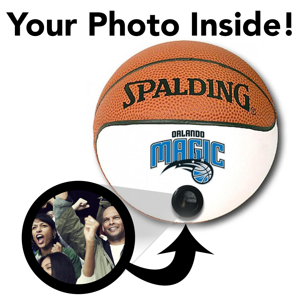 Magic NBA Collectible Miniature Basketball with Picture Inside - Perfect for Sports Fans, Gift Giving, and Home Decor