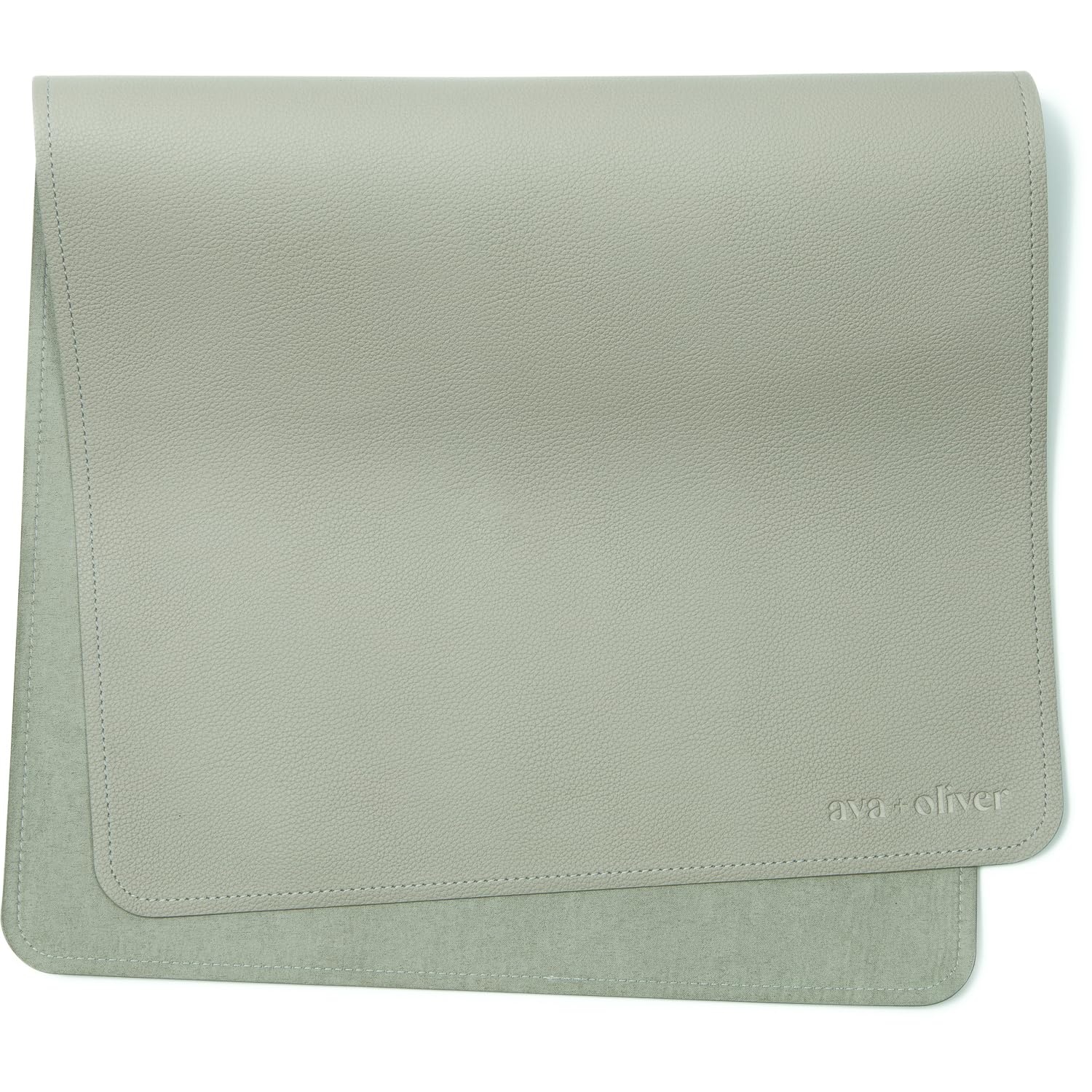 Organic Vegan Leather Baby Changing Mat - 16