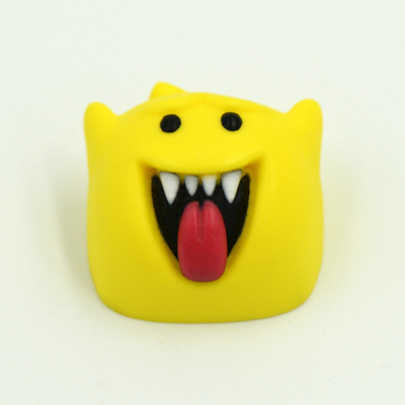 Little Ghost Multi-Color Resin Keycaps - Handmade Custom Artisan Keycaps for Mechanical Keyboards | Gaming & Typing Aesthetic Upgrade