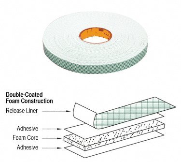3M Scotch Mount Foam Tape 1/16