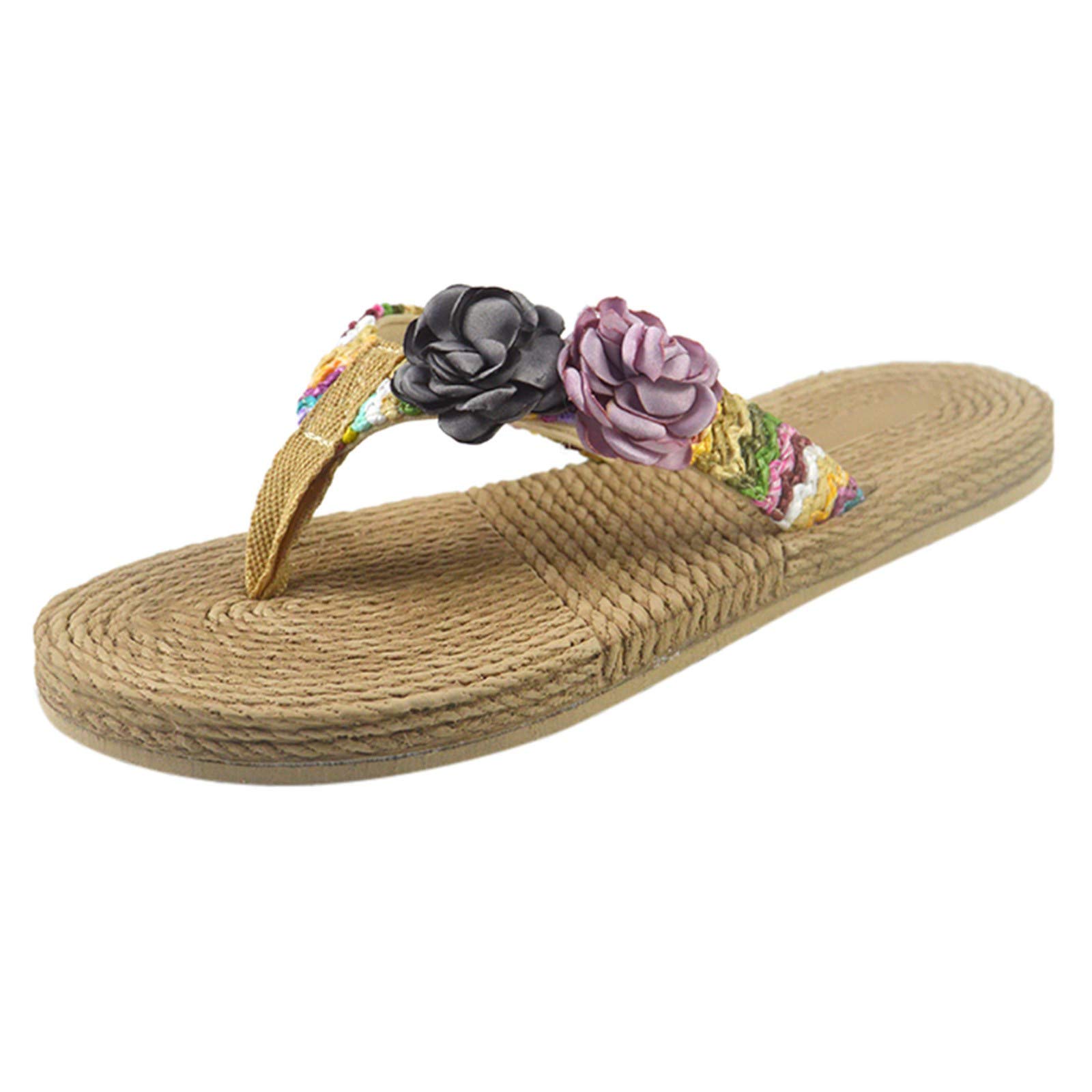 Women's Comfortable Summer Sandals - Cute Braided Wedge & Flat Sandals for Women and Girls | Beach, Pool, Vacation & Casual Wear
