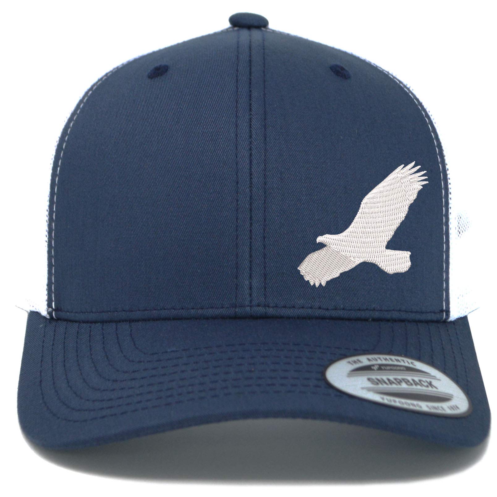 Flying Eagle Trucker Hat for Men & Women - Adjustable Snapback Mesh Baseball Cap for Outdoor Activities, Sports & Casual Wear