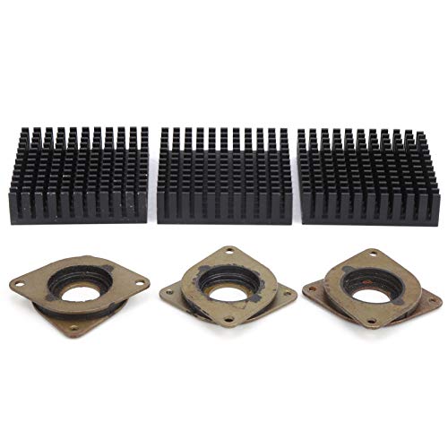 3Pcs Aluminum Heatsink for PC Power Supply & LED Devices - Efficient Heat Radiator for Computer Cooling & Electronic Components (Perfect for Gaming PCs, Servers, and DIY Electronics Projects)