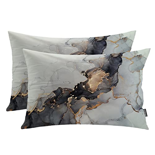 Marble Psychedelic Dark Black Golda