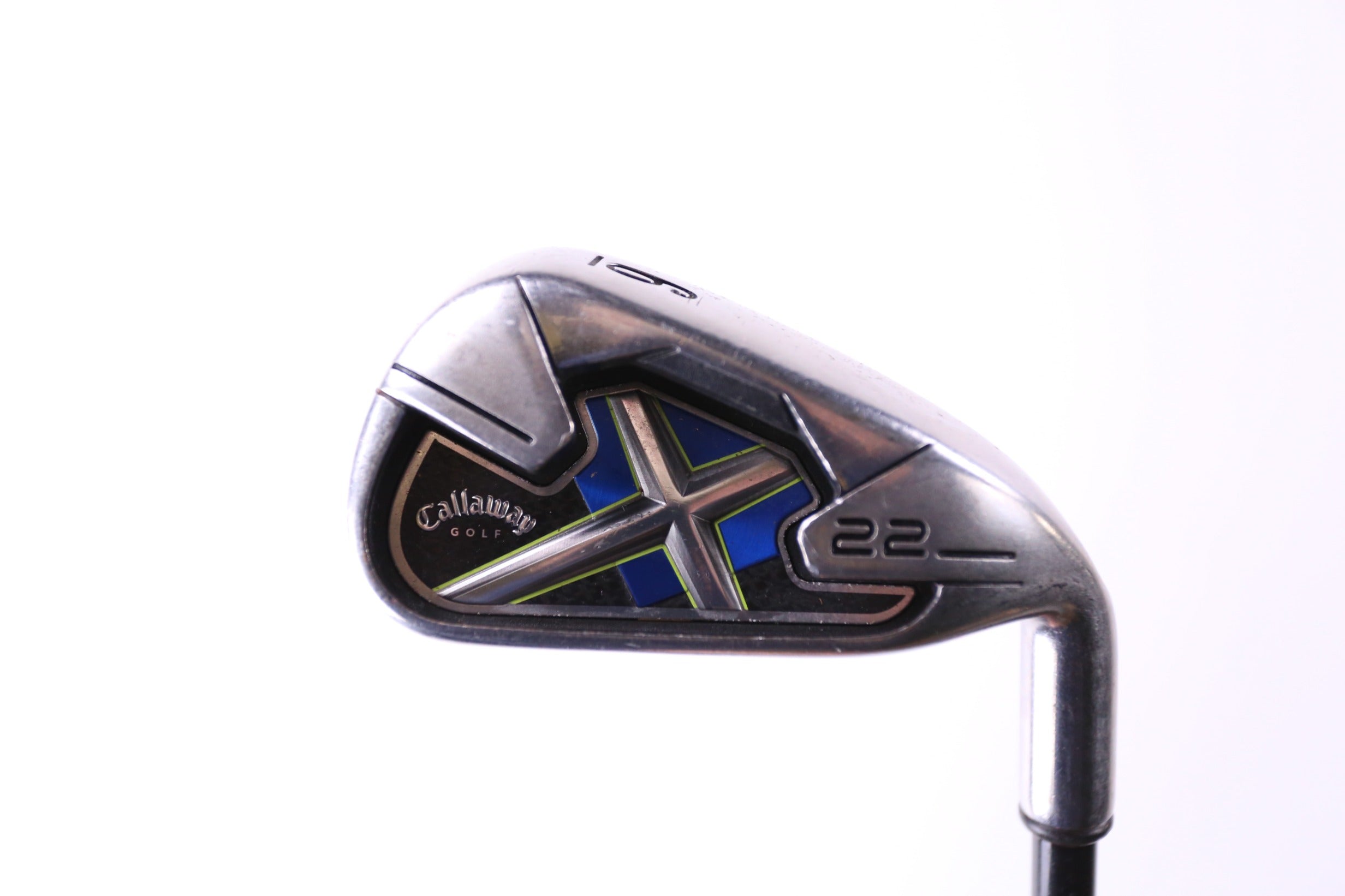 Used Callaway X 22 Single 6 Iron Right Handed Seniors Flex Golf Club - Perfect for Senior Golfers & Right-Handed Players on the Course