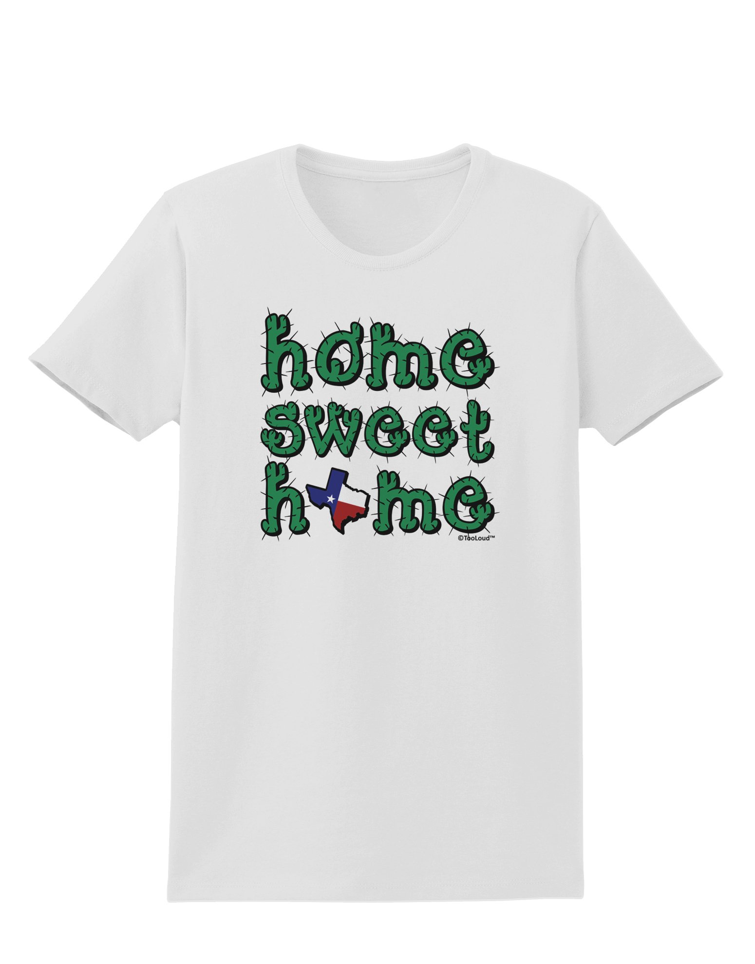 Texas Cactus & State Flag Women's T-Shirt | Comfortable Cotton Tee for Women | Perfect for Casual Wear, Texas Pride Events & Gift Giving