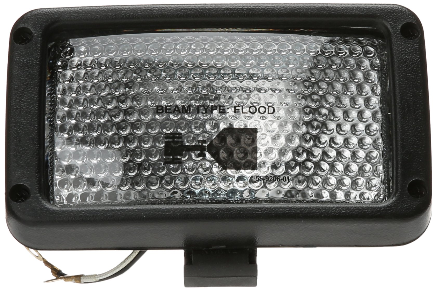 Grote 63151-5 Rectangular Halogen Work Light - 12V 55W Flood Beam for Trucks, Tractors & Heavy Equipment - Durable Construction for Off-Road, Construction & Emergency Lighting