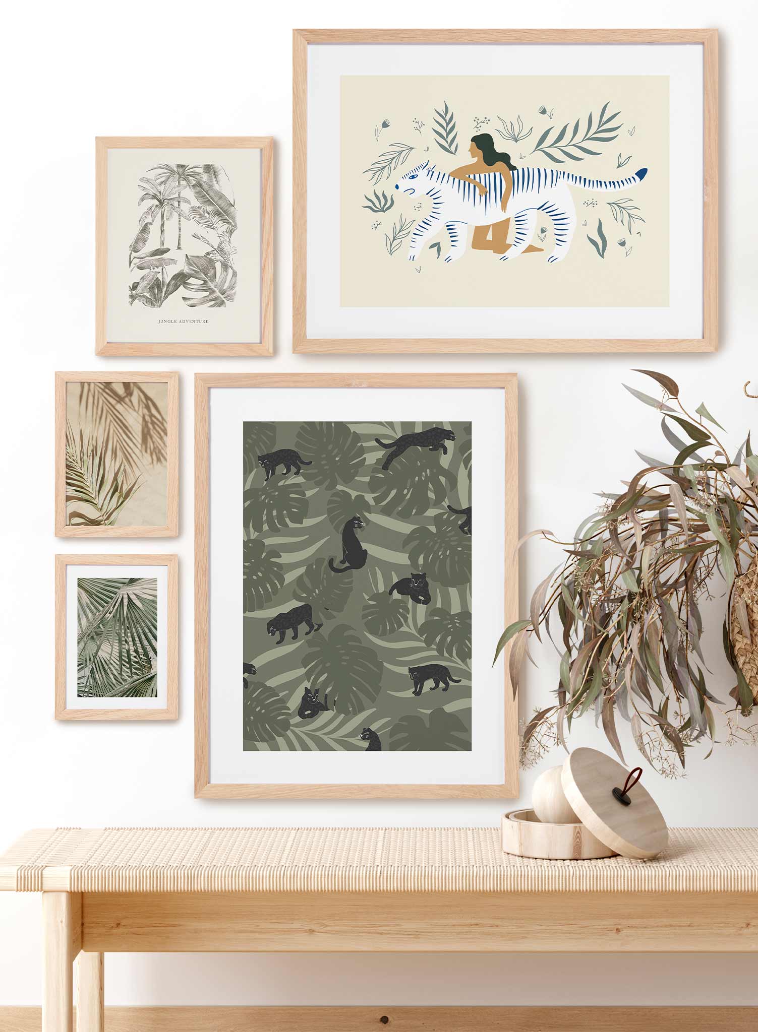 Panther Clan Poster - High-Quality Wildlife Art Print for Home & Office Decor | Perfect for Living Room, Bedroom, or Gift