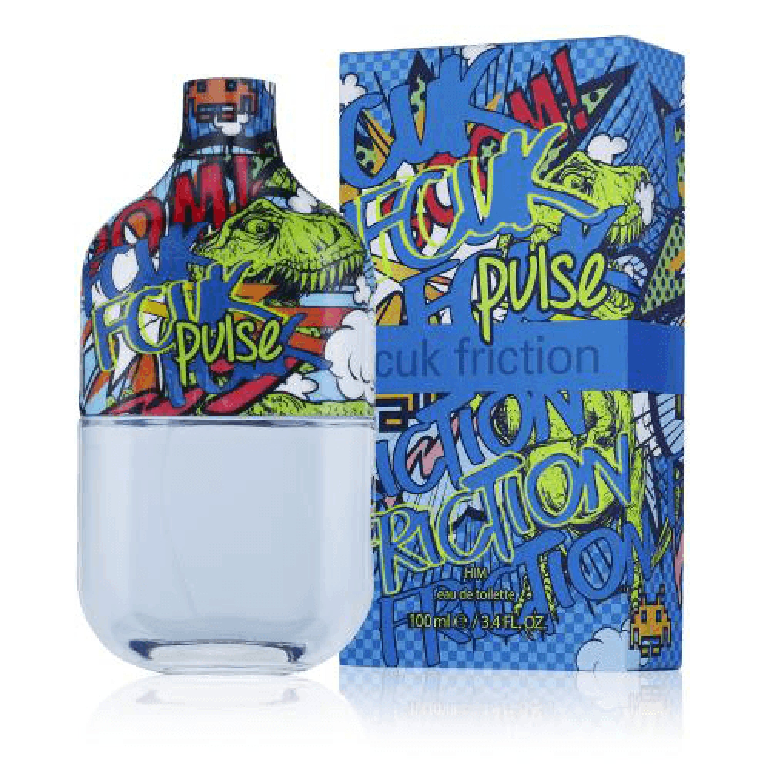 FCUK Friction Pulse 100ML EDT Spray for Men - Long Lasting Fresh Fragrance | Perfect for Daily Wear, Office & Date Nights