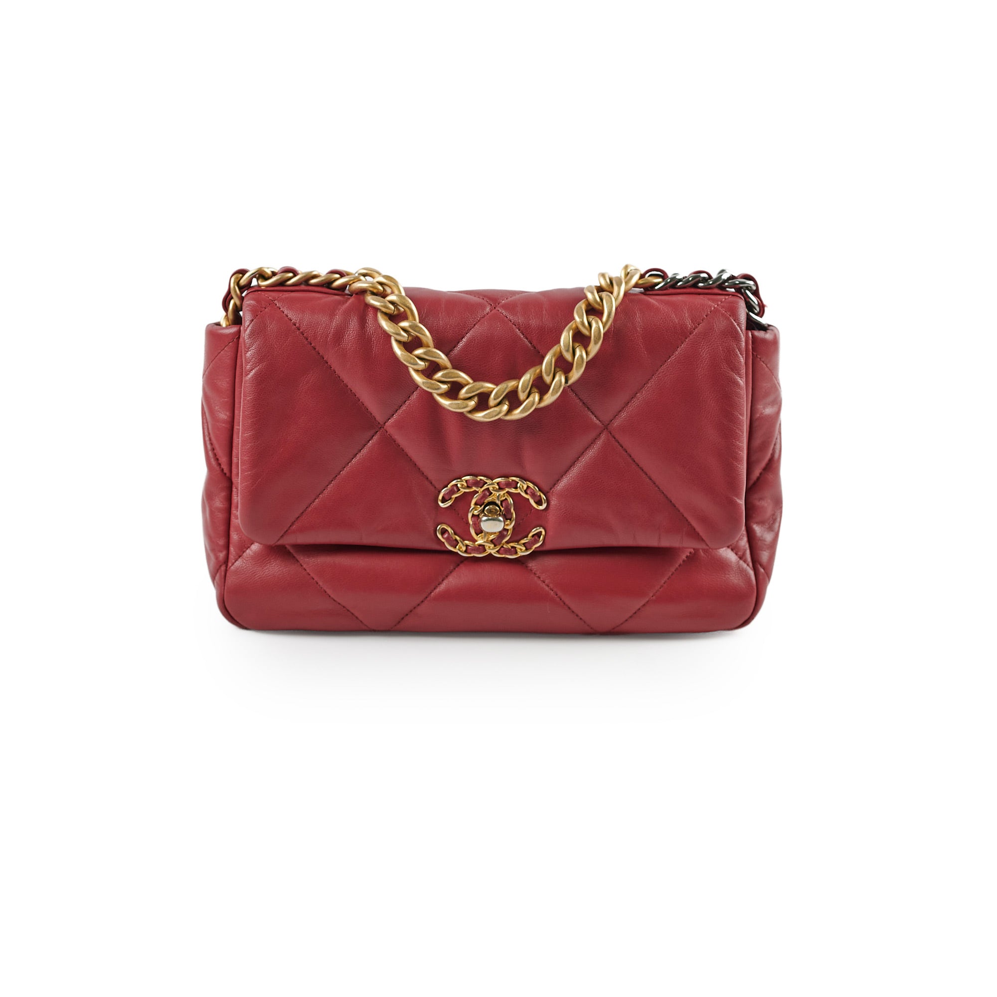 Chanel Small 19 Burgundy 28 Series Handbag - Luxury Designer Crossbody Bag for Women | Perfect for Date Night, Parties & Special Occasions