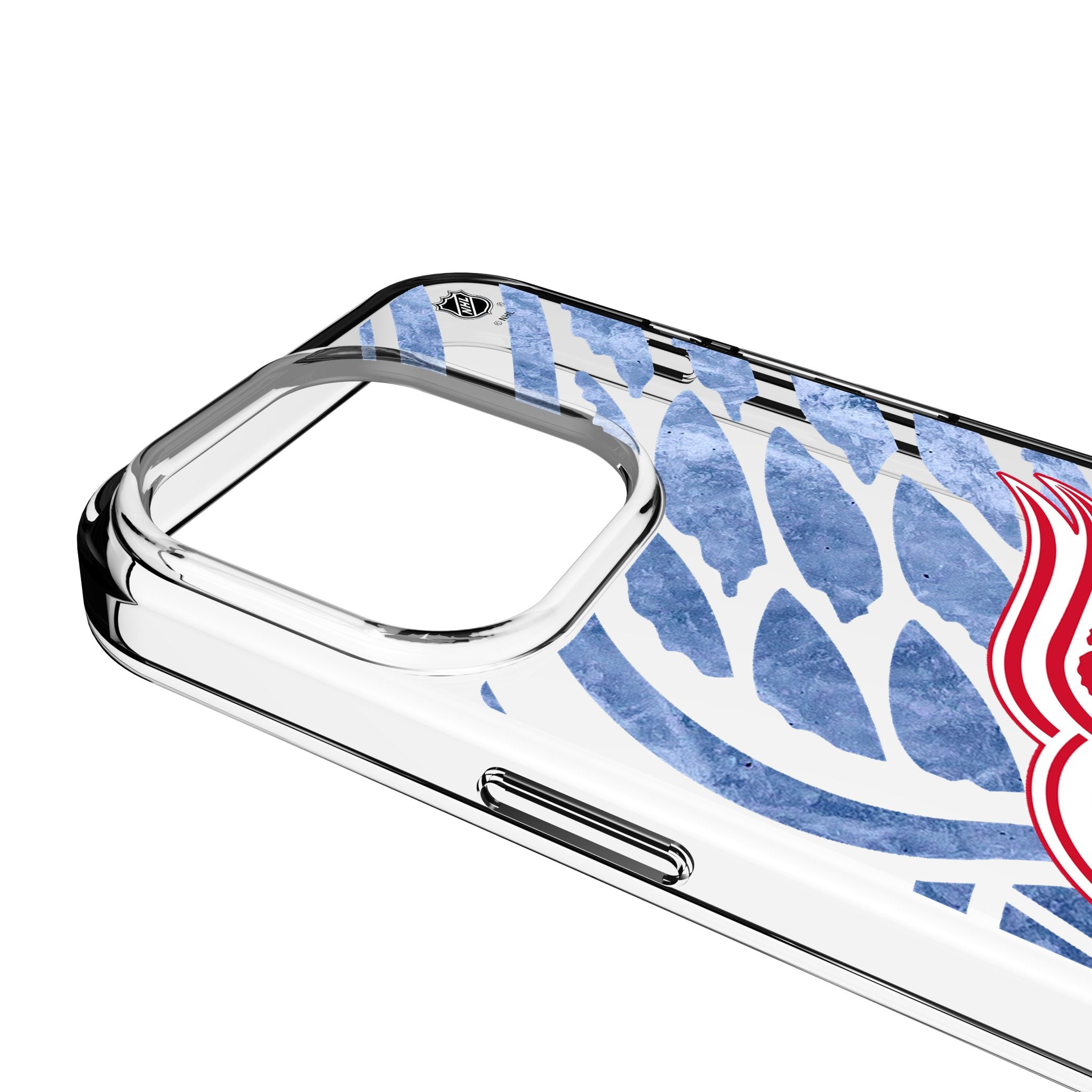 Detroit Red Wings Ice Tilt Clear iPhone Case for iPhone 14/13/12/11 Pro Max - Shatterproof Protective Cover with Team Logo - Perfect for Hockey Fans & Game Day Accessories