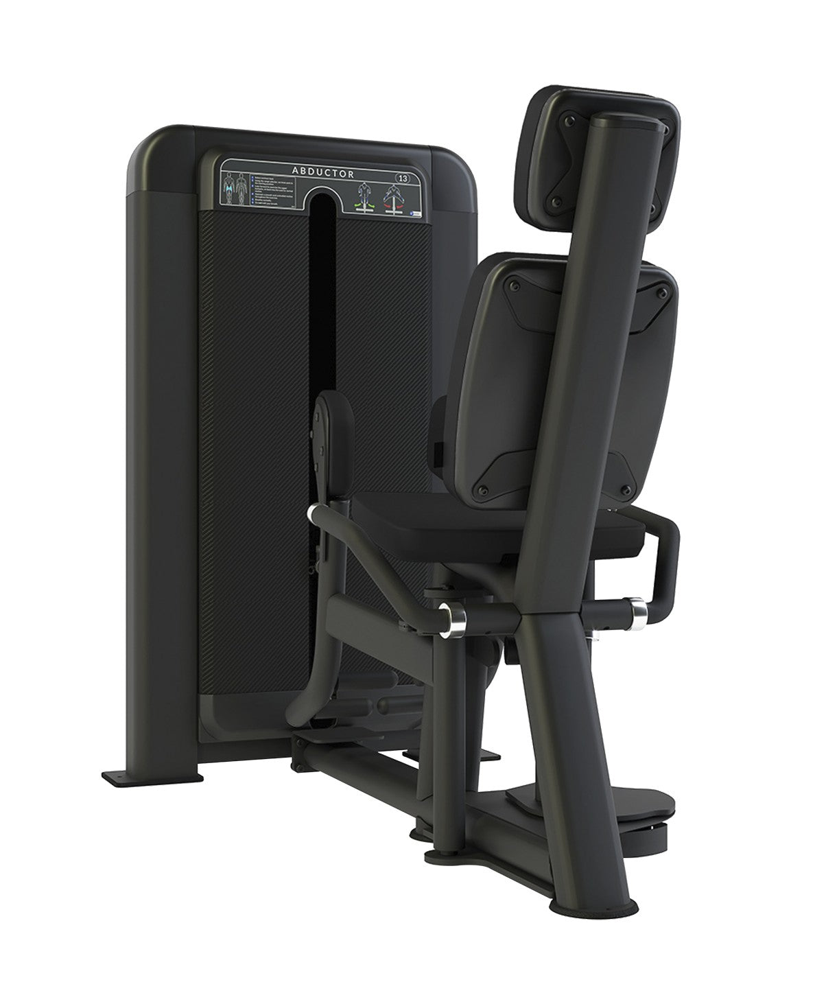 Premium Club Line Abductor (Independent Leg) Weight Stack Tower Machine - Home & Commercial Gym Strength Training Equipment for Leg & Glute Workouts