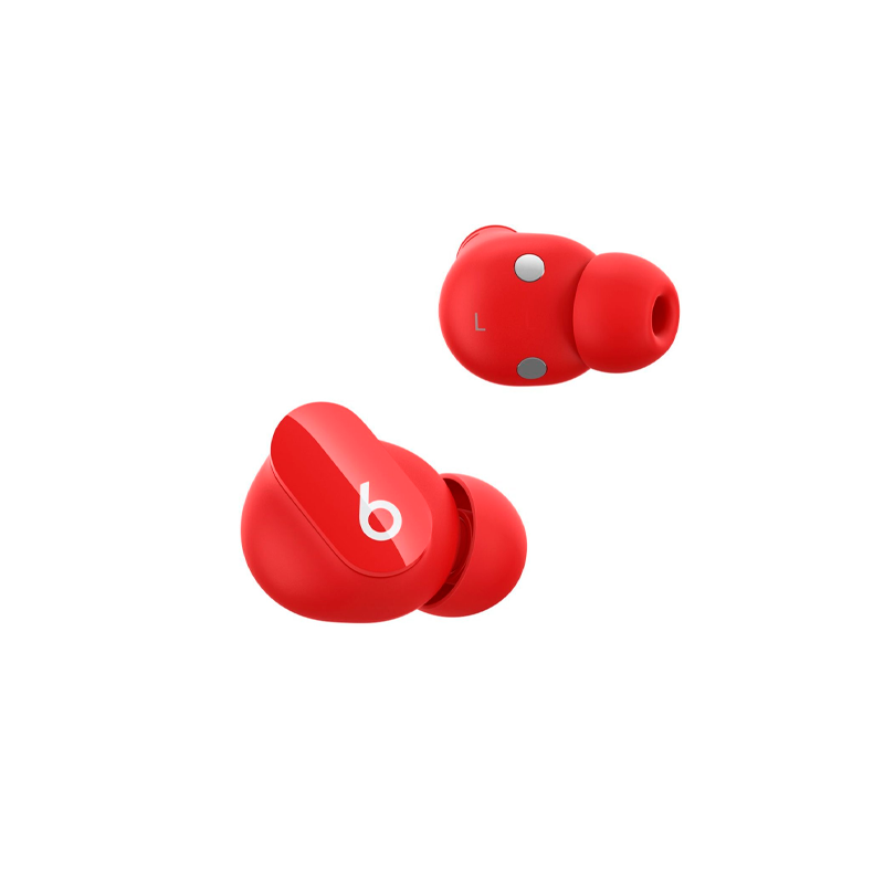 Beats Studio Buds by Dr. Dre - Wireless Earbuds with Active Noise Cancelling, Sweat Resistant, Built-in Mic (Red) - Perfect for Workouts, Commuting & Travel