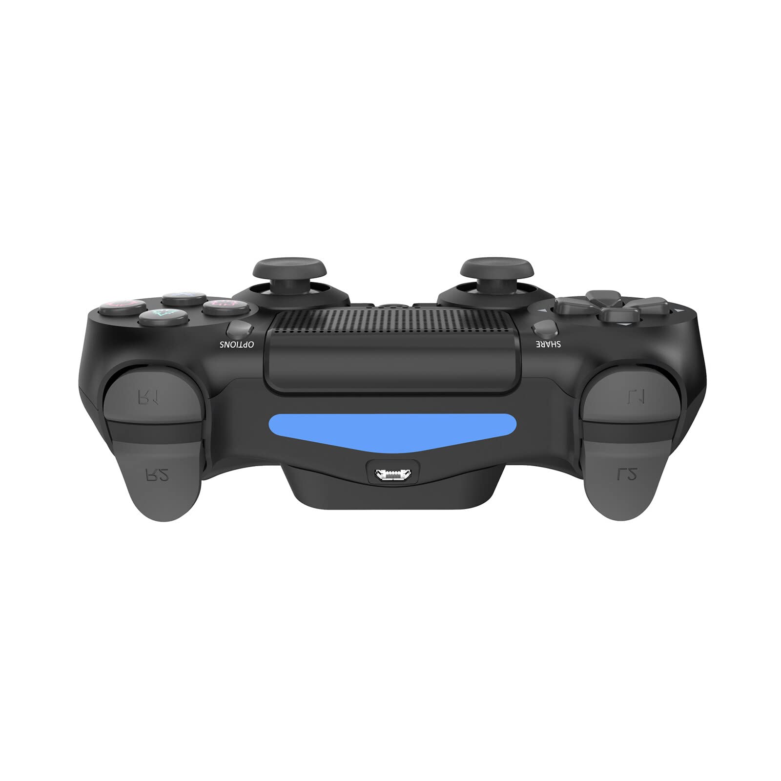 Rehomy Ergonomic Controller Paddles with 10 Key Mappings - Back Button Attachment for PS4 Controller - Perfect for FPS, Racing & Competitive Gaming