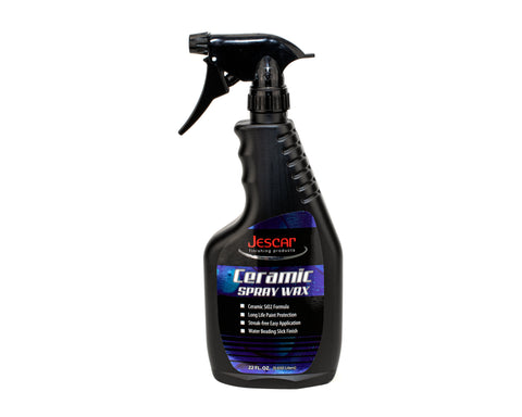 Jescar Ceramic Spray Wax - Premium Car Wax & Sealant with Free Microfiber Towel - Ultimate Shine & Protection for Cars, Trucks & SUVs - Perfect for Detailing, Showroom Finish & Long-Lasting Protection