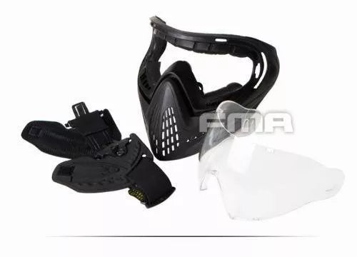 FMA F1 Full Face Mask - Military Tactical Airsoft Paintball Respirator for Outdoor Sports & Safety Protection