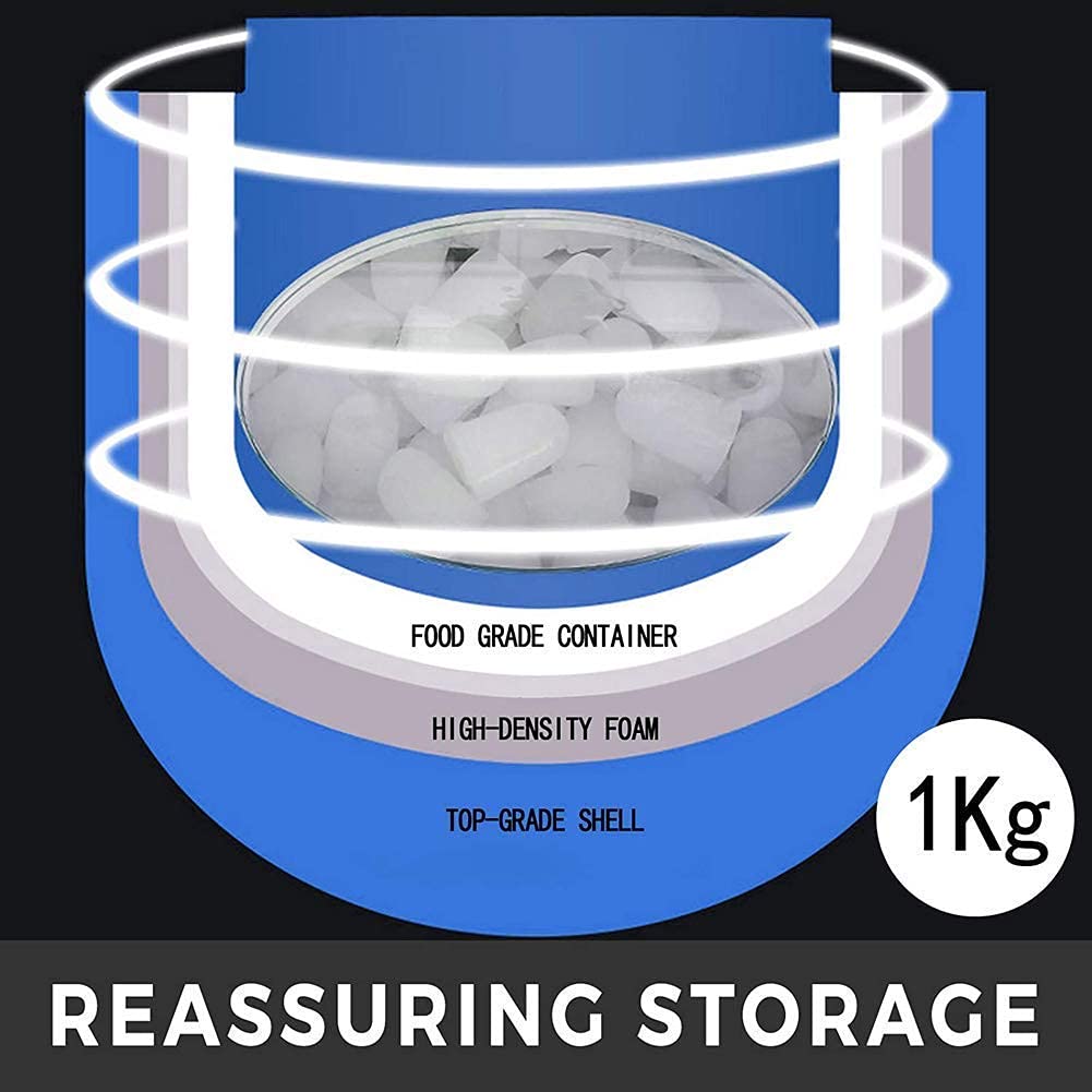 15KG Stainless Steel Countertop Ice Maker Machine - 220V Commercial Ice Cube Maker with Compact Clear Design for Bars, Restaurants & Home Use