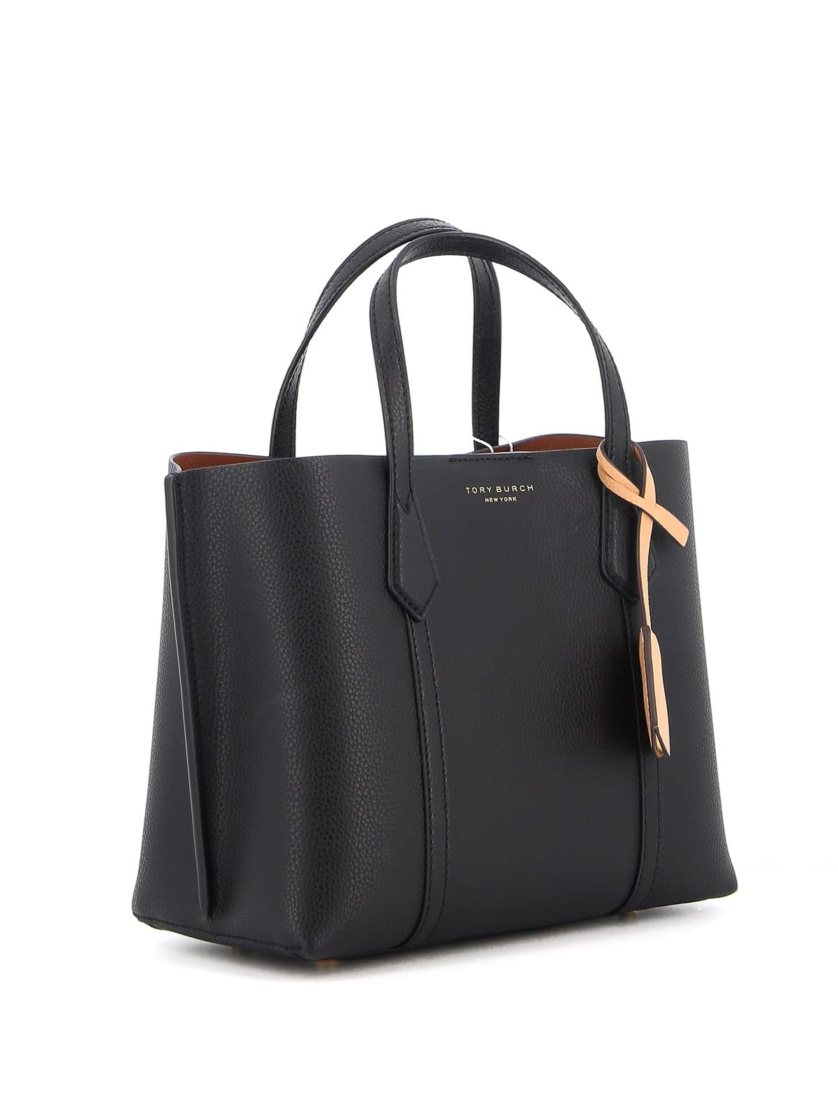 Tory Burch Perry Small Triple Compartment Leather Tote Bag for Women - Stylish Work Bag, Travel Purse & Everyday Handbag (Perfect for Office, Commuting & Weekend Outings)