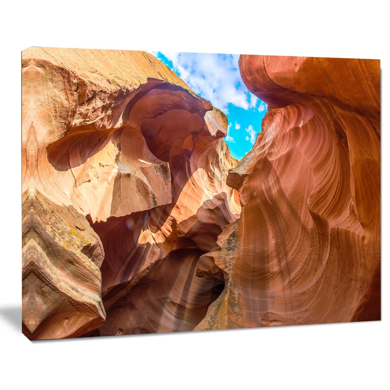 Stunning Antelope Canyon Landscape Photo Canvas Print - Desert Scenery Wall Art for Living Room, Bedroom & Office Decor