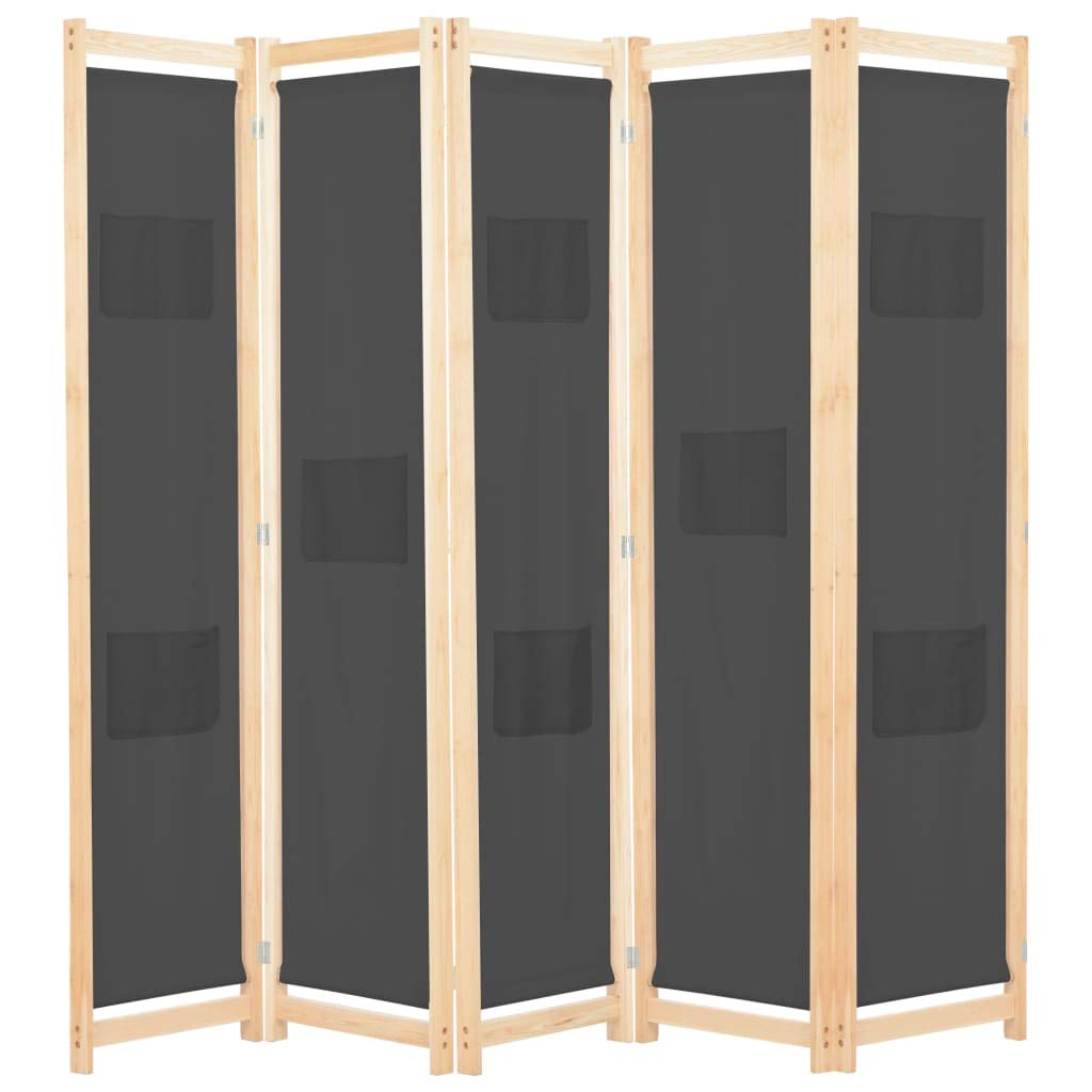 Sywamol 5-Panel Folding Room Divider Screen - 78.7