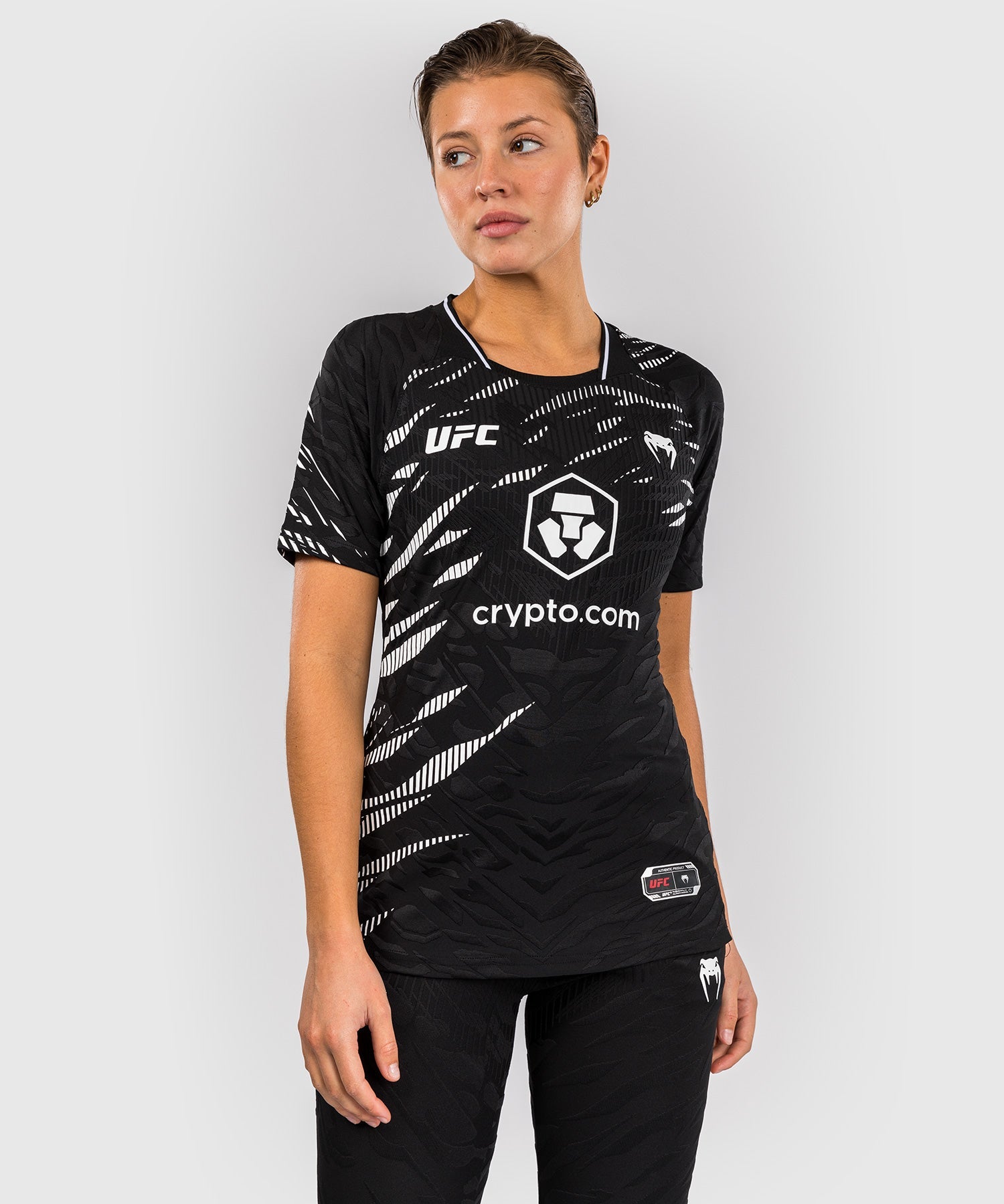 Venum UFC Fusion Personalized Authentic Fight Night Women's Walkout Jersey - Black | MMA Training & UFC Event Outfit