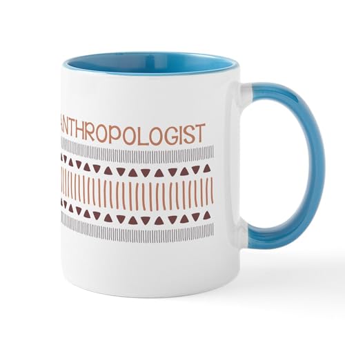 White/Blue Inside - Anthropologist Mugs