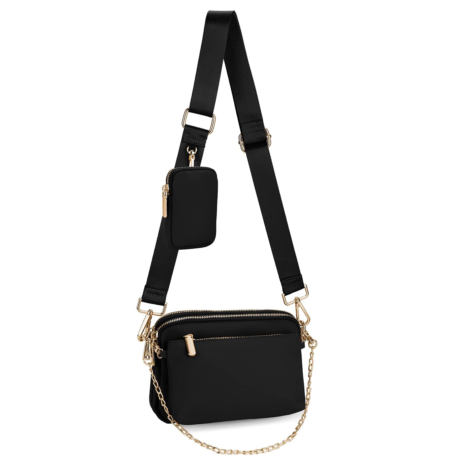 Uromee Women's Crossbody Bag - Adjustable Strap for Travel & Hiking