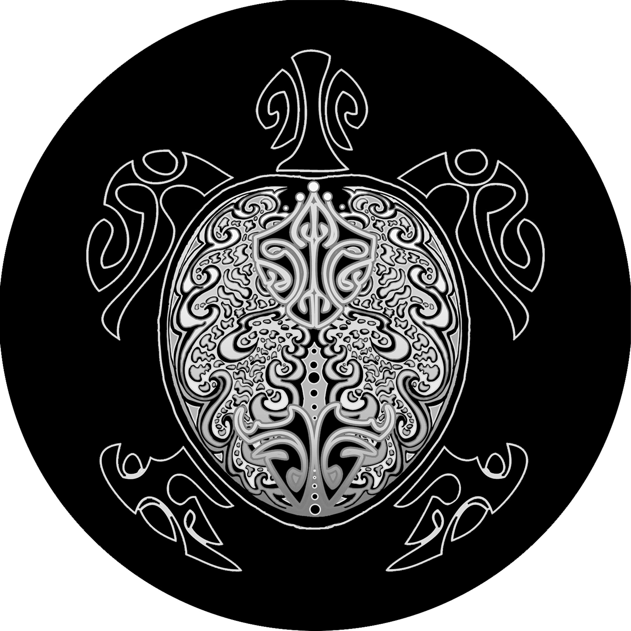 Universal Turtle White Wheel Spare Tire Cover - Waterproof & UV Resistant (Fits All Tire Sizes & Vehicle Models) with Optional Backup Camera Cutout - Perfect for SUVs, Trucks, Jeeps & Off-Road Adventures