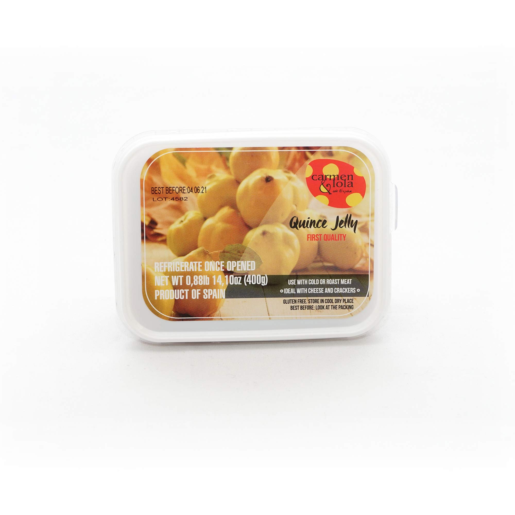 Premium Spanish Manchego Cheese DOP Reserve - Extra Aged 7.5 oz with Artisanal Quince Jelly | Gourmet Cheese Board, Wine Pairing & Tapas Party Essential