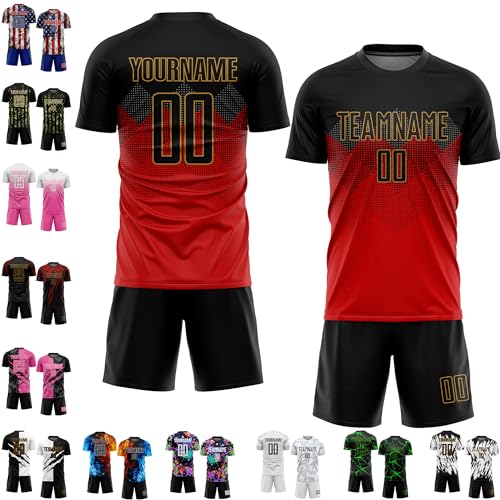Red-black-old Gold