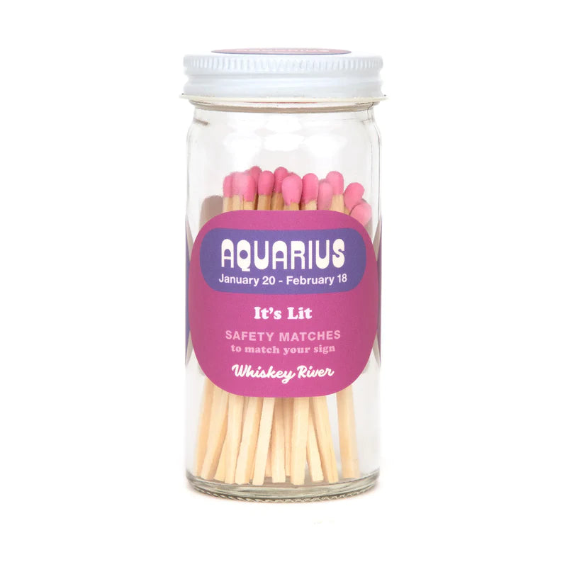 Aquarius Safety Matches Bottle - Waterproof & Windproof Matches for Camping, Hiking, and Emergency Survival Kits (Pack of 12)