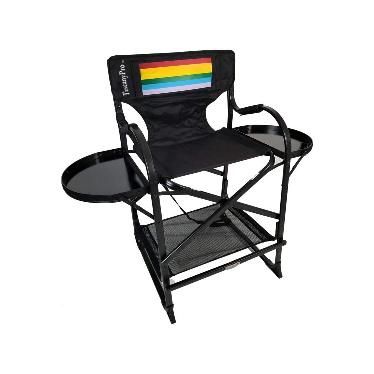 Portable Adjustable Makeup & Hairstylist Chair for Salon Professionals - Lightweight Styling Chair with Carry Bag - Ideal for LGBT Makeup Artists, Bridal Styling & Home Beauty Services