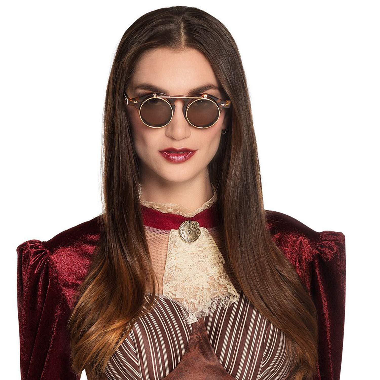 Vintage Flip-Up Reading Glasses with Spring Hinges - Lightweight & Durable for Reading, Crafts, and Outdoor Activities