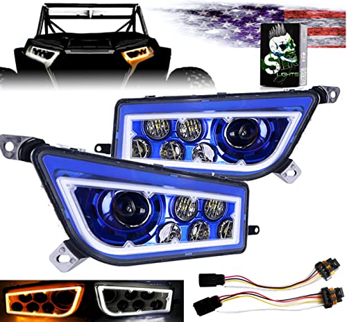 Dual Color SwitchBack Halo Blue/Amber