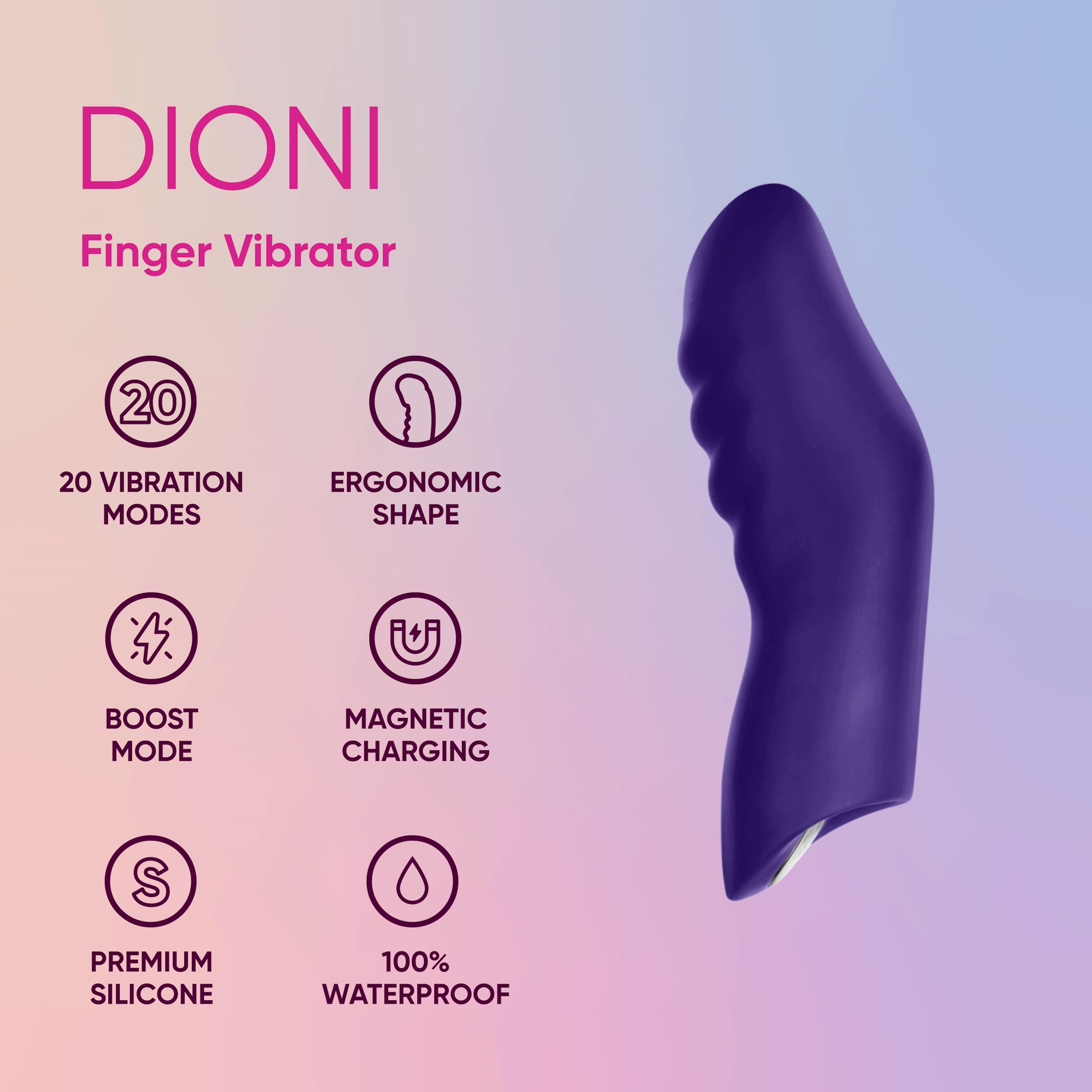 DIONI G Spot Vibrator for Women - Powerful Motor with 20 Vibration Modes, Clitoral Stimulator & Couples Sex Toy - Perfect for Solo Play, Foreplay & Intimate Moments