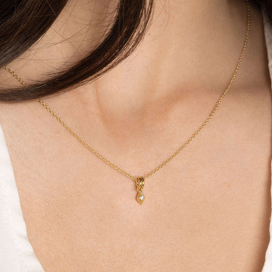 50cm Franc Create Chain - Elegant Gold Plated Necklace for Women, Perfect for Parties, Weddings & Everyday Wear