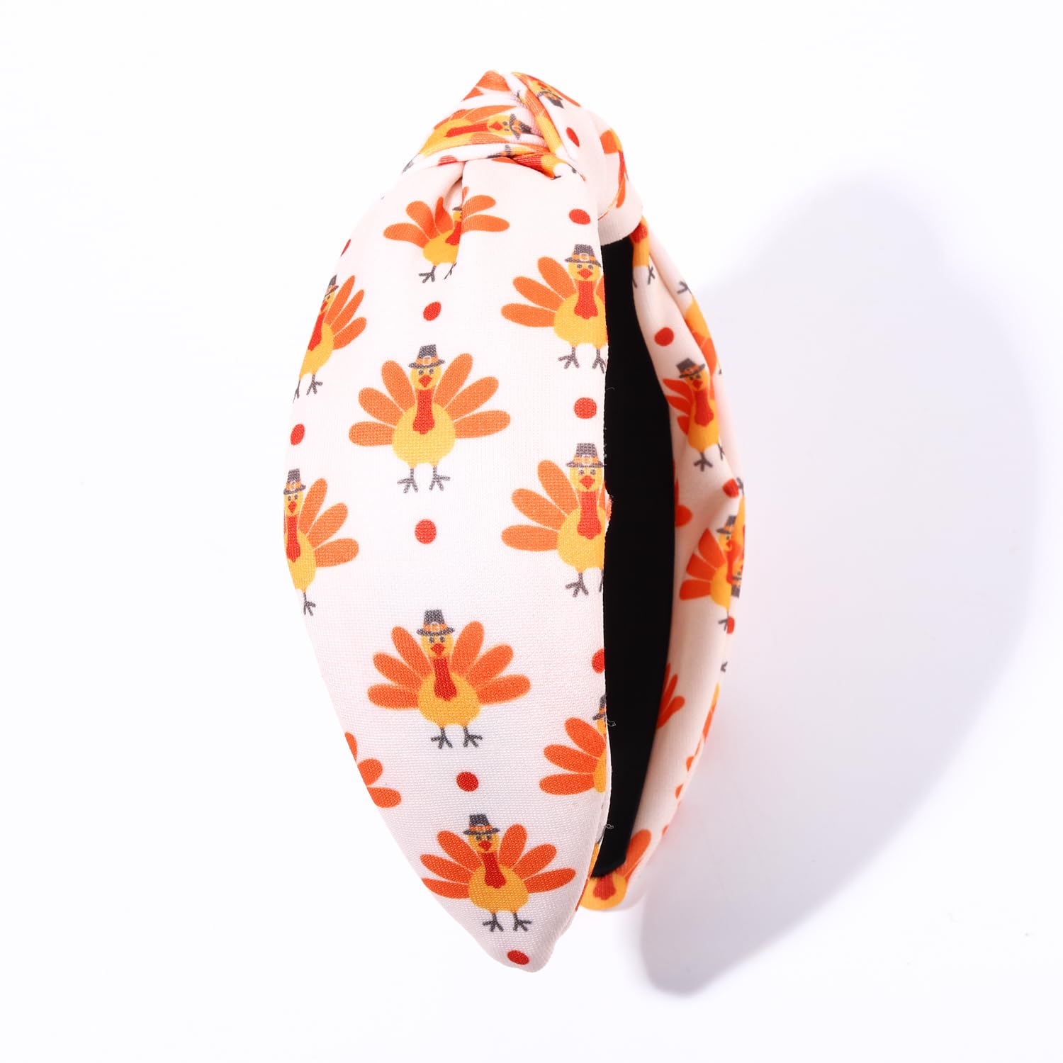 YAHPERN Halloween Headband for Women - Pumpkin & Candy Corn Spooky Hair Accessory with Jeweled Knot, Perfect for Halloween Parties, Thanksgiving, and Holiday Festivities (Thanksgiving Turkey 1)