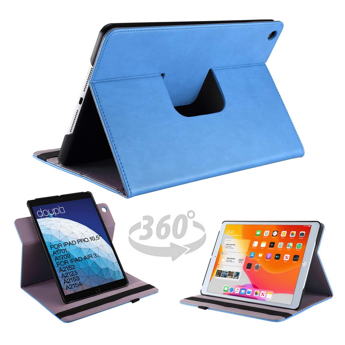360 Smart Flip Cover for iPad Pro 10.5