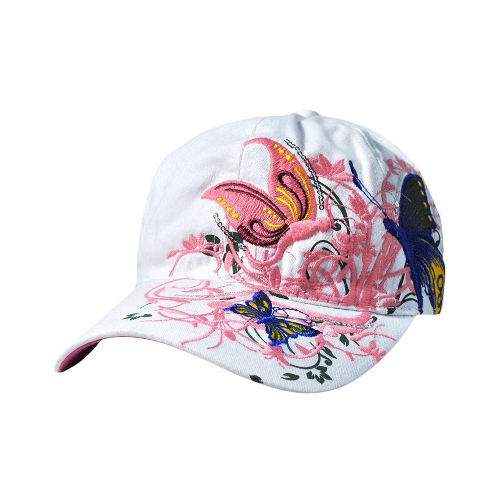 Stylish Butterfly Baseball Cap for Women - Adjustable Sun Hat with Tron Design - Perfect for Outdoor Activities, Sports & Casual Wear